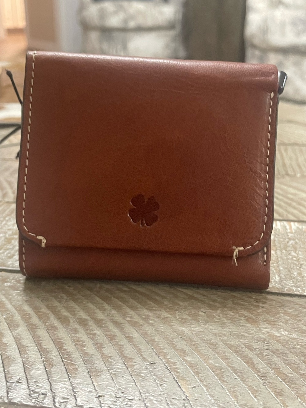 Lucky Brand brown leather bifold